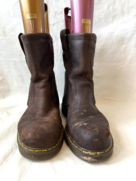 Dr Martens Boots Icon 2295 Steel Toe Work brown leather mens 13 pull on safety main image 11